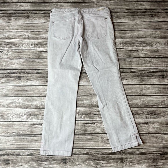 Pilcro and the Letterpress Tuxedo Seam Slim Straight Leg Jeans 27 Light Purple - Picture 3 of 12